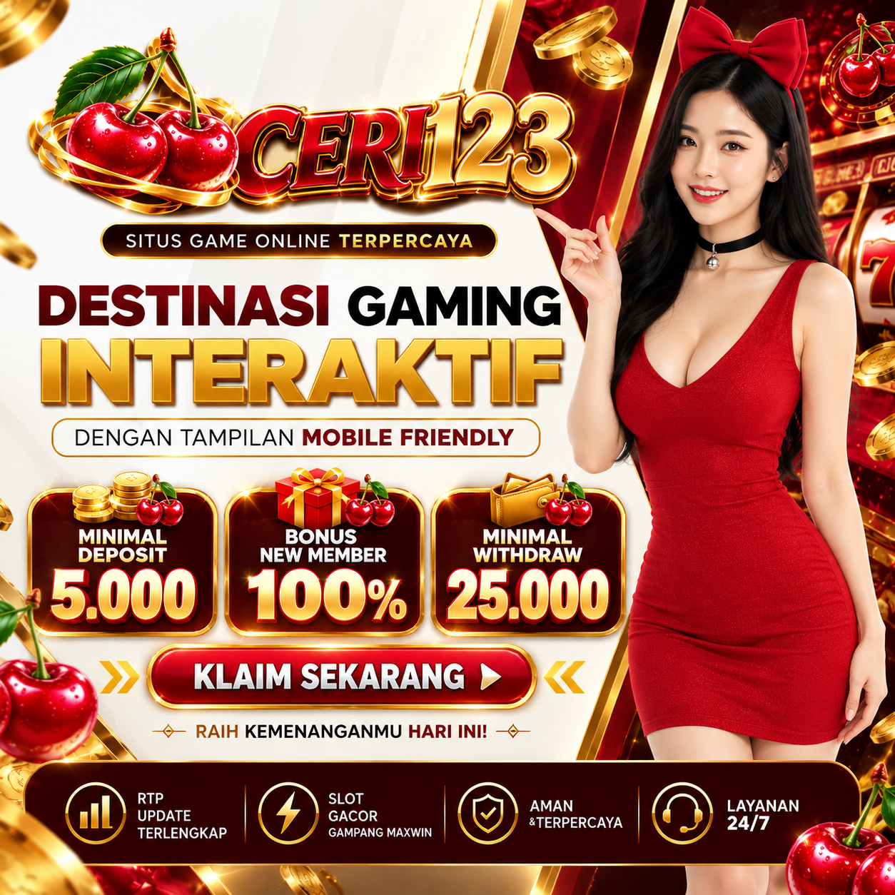 CERI123 | Destinasi Gaming Interaktif dengan Tampilan Mobile Friendly 